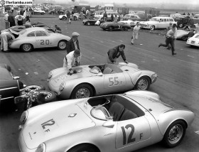 1955 e' tempo di stupire.la 550 spyder - 356 PORSCHE SPEEDSTER CLUB